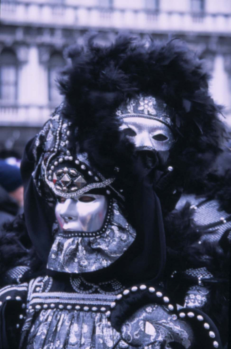 m145_doble mascara plata negro